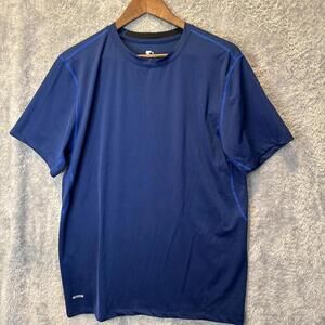 Starter Brand Mens Blue T-Shirt Jersey Tee Size XL Dri-Star